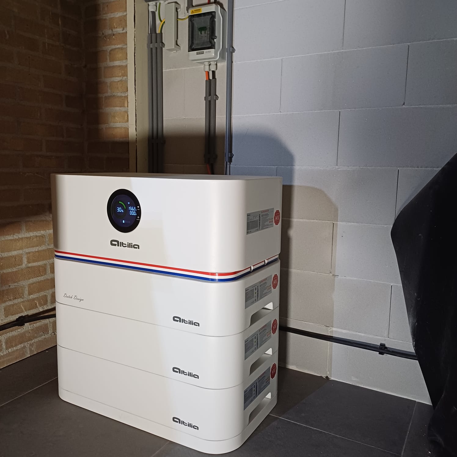 Installatie van een Altilia thuisbatterij